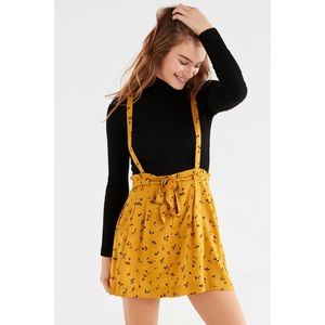 Urban Outfitters Floral Blossom Suspender skirt